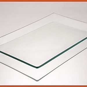 5 x 8 Inch Rectangle Clear Glass Plate 1/8&quot; thick- Rectangle Glass Plate for Decoupage, Customize Glass, Glass for Supplies, Glass for Craft