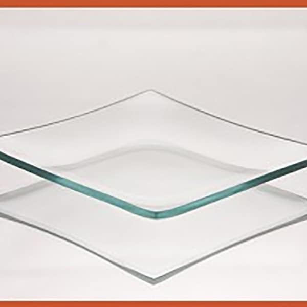 Square Glass Plate Etsy
