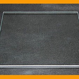 9 Inch Square 1/8&quot; thick Flat Clear Glass, Square Clear Flat Glass for Decoupage, Crafting Flat Glass, Decorate Flat Glass, Square Glass