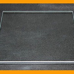 12 Inch Square 1/8&quot; thick Flat Clear Glass, Square Clear Flat Glass for Decoupage, Flat Clear Glass, Square Flat Glass, Customize Flat Glass