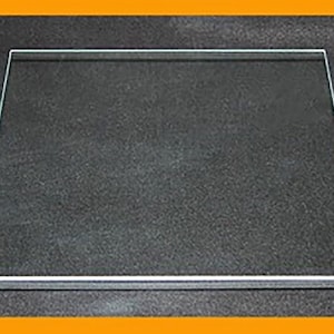 11 Inch Square 1/8 thick Flat Clear Glass, Square Clear Flat Glass for Decoupage, Clear Flat Glass, Customize Flat Glass, Square Flat Glass