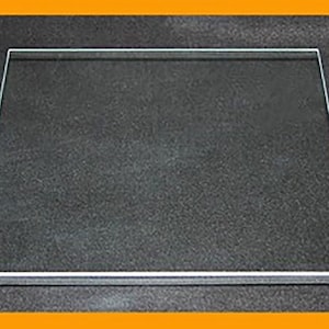 8 Inch Square 1/8&quot; thick Flat Clear Glass, Square Clear Flat Glass for Decoupage, Flat Clear Glass Supplies, Square Flat Glass, Craft Glass