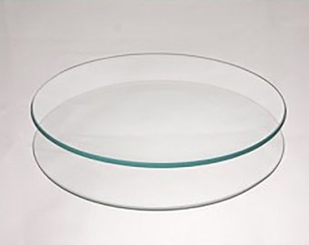 6 Inch Round Bent Clear Glass Plate 1/8 thick- Round Glass Plate for Decoupage, Customize Round Clear Glass, Round Glass Supplies, Round Art