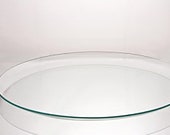 14 Inch Round Clear Glass Plate 1 8 thick - Round Glass Plate for Decoupage, Glass Plates for Supplies, Glass Supplies for Crafts and Arts