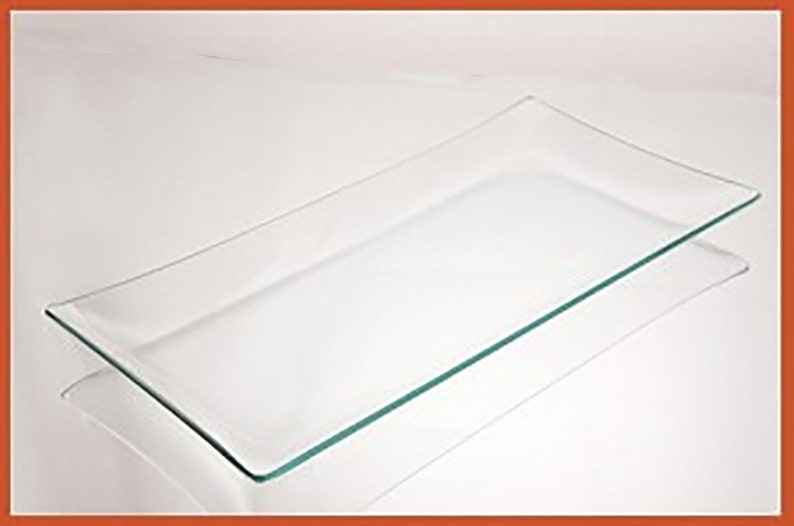 6 x 12 Inch Rectangle Clear Glass Plate 1/8 thick Rectangle Etsy