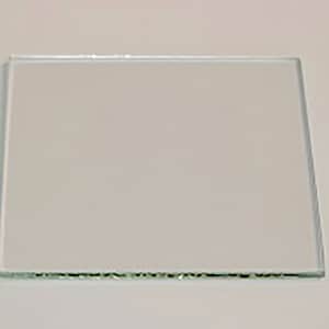 May include: A clear glass square, approximately 6 inches by 6 inches.