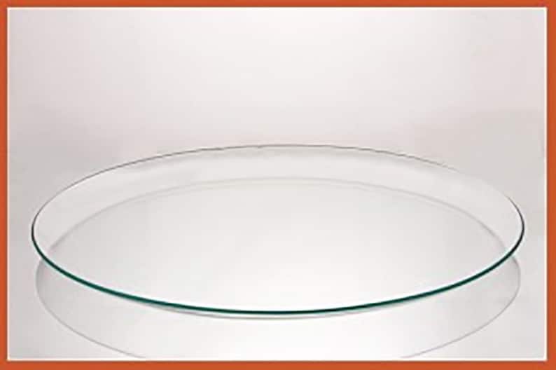 14 Inch Round Clear Glass Plate 3/16 thick Round Glass Etsy