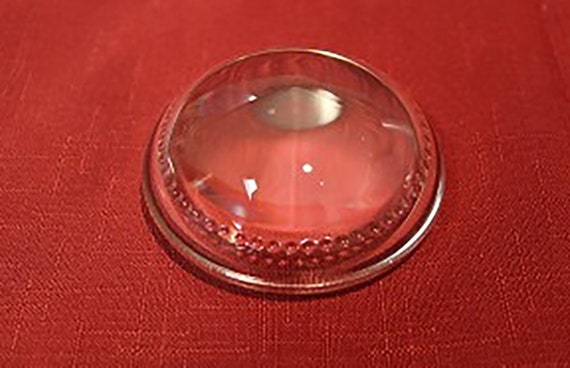 3 Inch Round Deep Recess Dome Crystal Paperweight for Decoupage Decorate Dome Paperweights Dome Glass Supplies