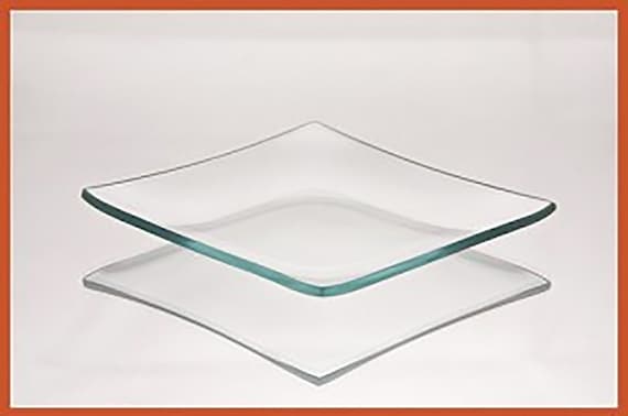 Square glass dinner plates cheap