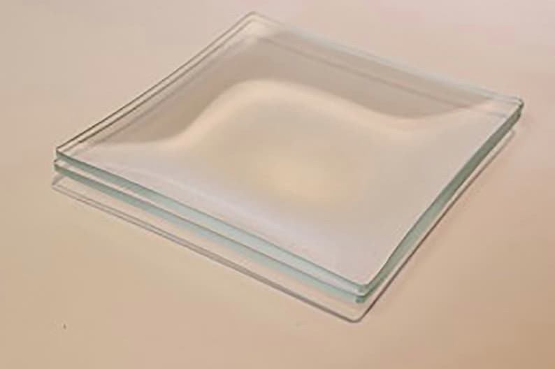 6 Inch Square Clear Glass Plate 4mm thick Square Glass Plate Etsy