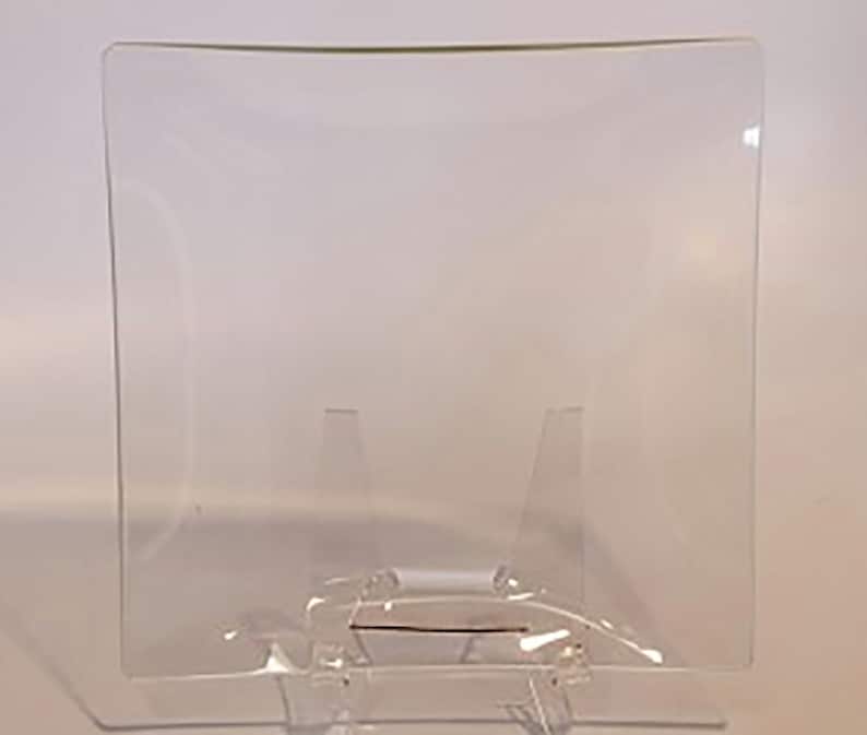 6 Inch Square Clear Glass Plate 4mm Thick Square Glass