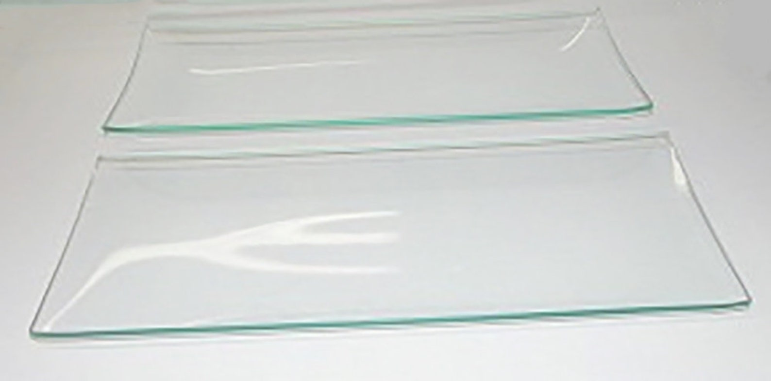 8 X 12 Inch Rectangle Clear Glass Plate 1/8 Thick With Shallow Etsy