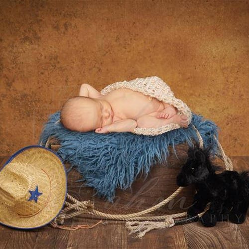Little Cowboy Digital Backdrop - Etsy