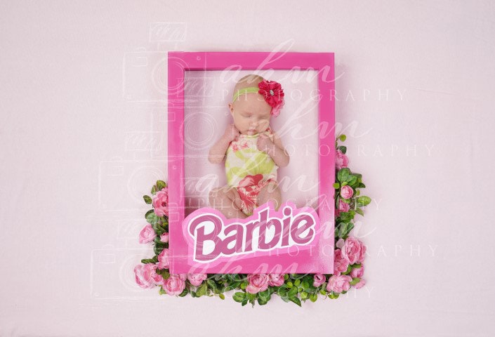 2 Doll Pink Box Newborn Baby Infant Digital Backdrop Birthday Girl Background Composite Makeup Dance Vintage Theme Party Invitation Pet Sale Etsy