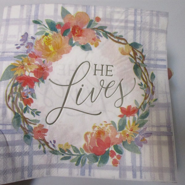 Religious Decoupage Napkins Etsy