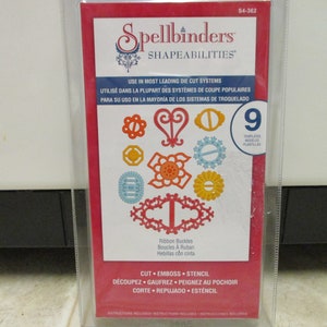 Spellbinders Shapeabilities Ribbon Buckles Dies-Buckle Dies