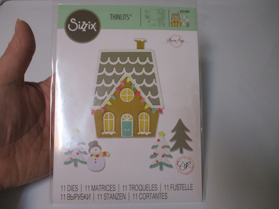 Sizzix Christmas House Die Set-gingerbread House Die Set-thinlit