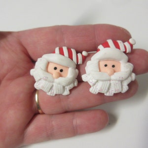 FREE SHIPPING! Santa Stud Earrings-Christmas Earrings