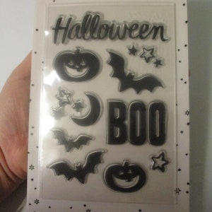 Crate Paper After Dark Halloween Cling Stamp Set-Halloween Stamps-Halloween Cling Stamps