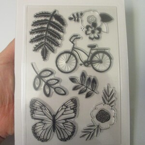 Jen Hadfield Patio Party Cling Stamp Set-Spring Stamps