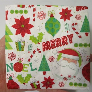 2-Santa Cocktail Decoupage Napkins-Christmas Decoupage Napkins-Poinsettia Decoupage Napkins-Christmas Tree Napkins-Ornament Napkins