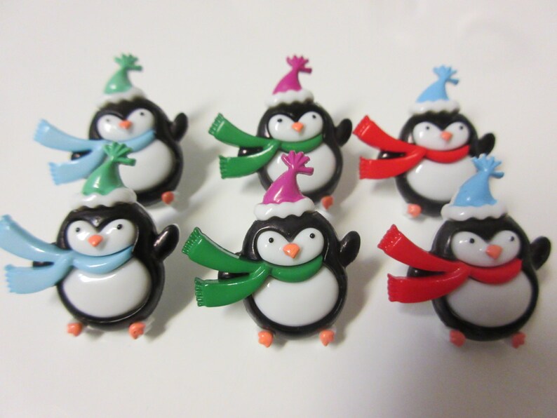 FREE SHIPPING Christmas Penguin Stud Earrings-Christmas Earrings image 2