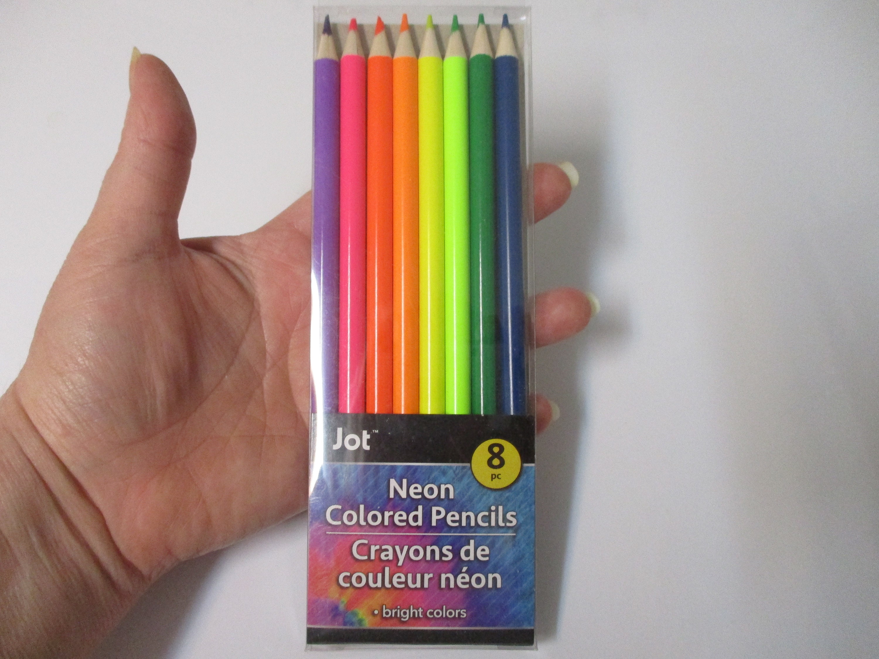 8 Neon Colored Pencils-neon Colored Pencil Set 