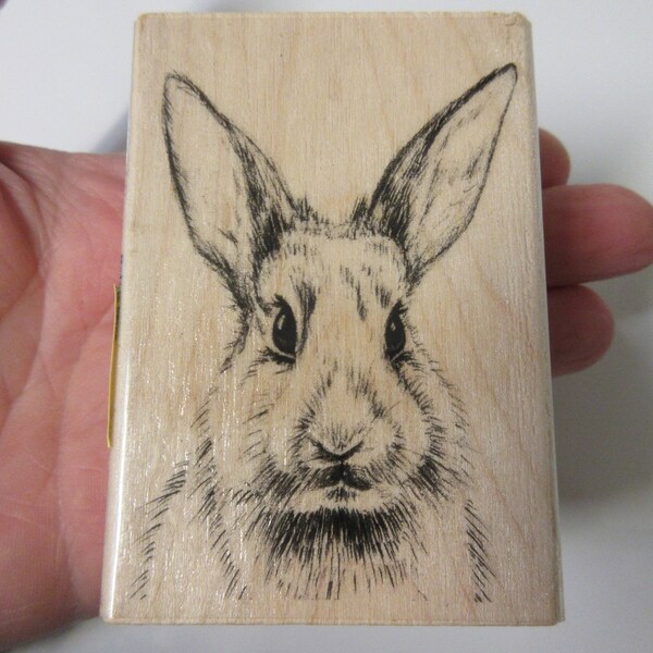 Rabbit Rubber Stamp-Easter Stamps-Easter Bunny Stamps