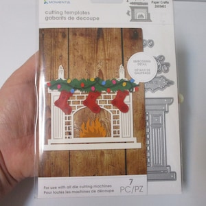 Momenta Christmas Fireplace Die Set-Christmas Die Set