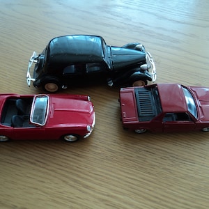 Solido collection three cars