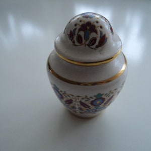 Vintage  T. Poison ceramic bottle dry perfume