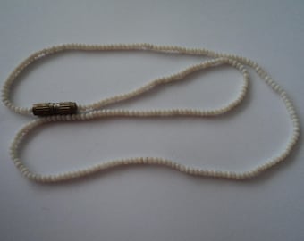 Vintage Angel skin coral beaded necklace