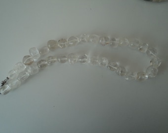 Collar de cristal de roca vintage