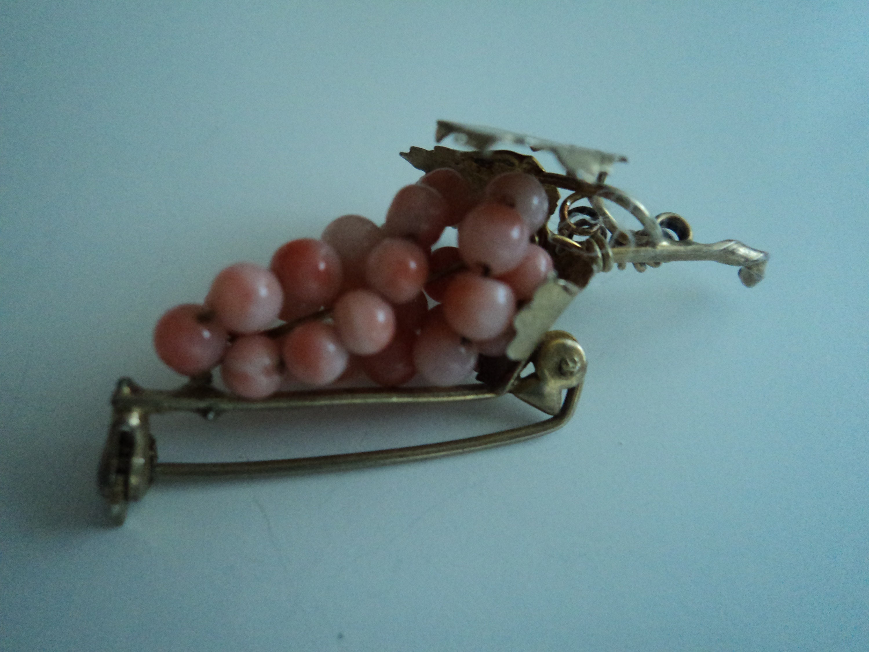 Baiduqiandu Silver Plated Alloy Bunch Of Grapes Brooches Pins For Women Men  Hijab Brooch