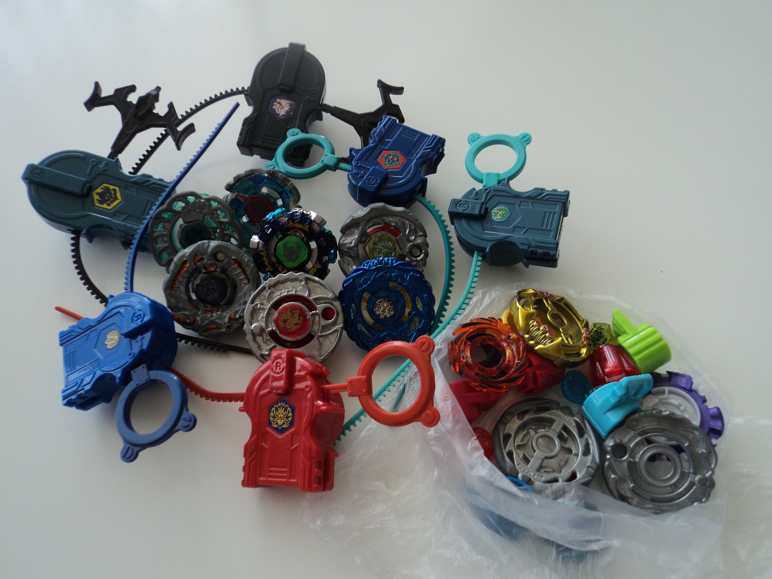 Vintage Beyblade Spinners Random Launcher and Ripcord 