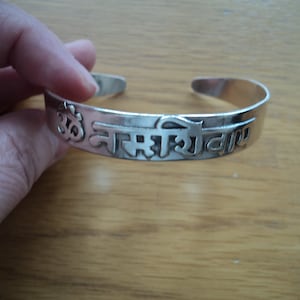 Silver cuff bracelet