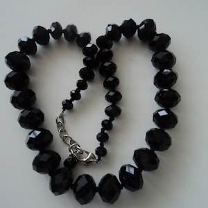 French Jet beaded necklace