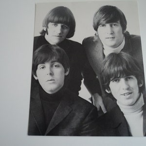 Cartão postal vintage dos Beatles de 1997 feito nos EUA