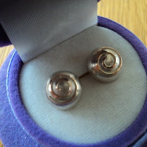 Silber Ohrringe mit Goldelement