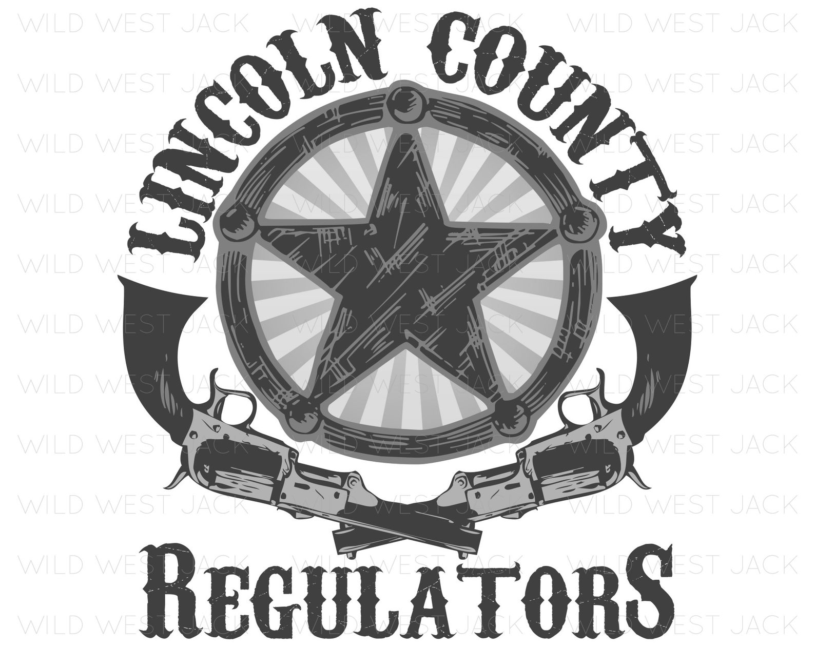 Lincoln County Regulators Billy the Kid Wild West Digital Etsy