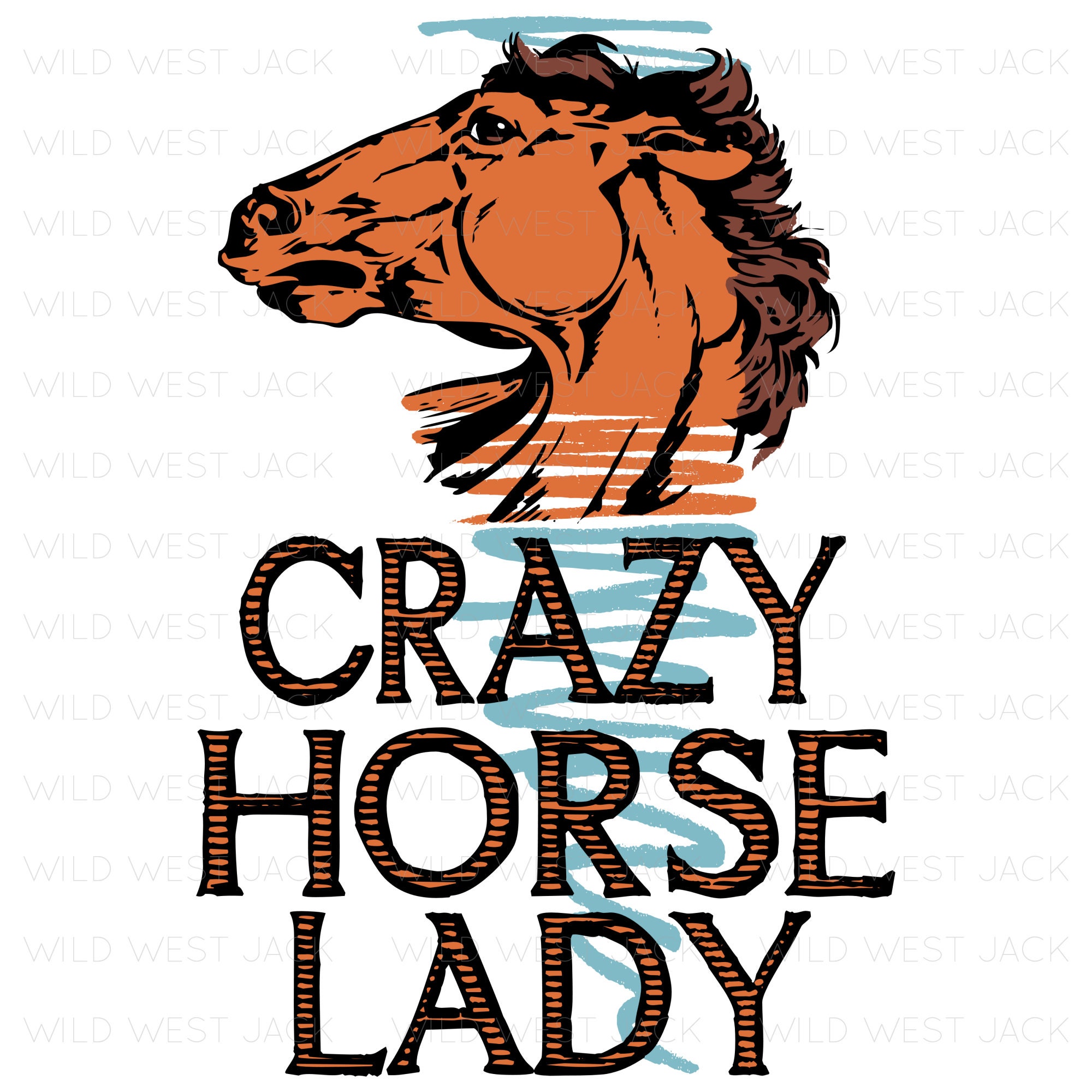 Crazy Horse Lady Digital Download Sublimation PNG | Etsy