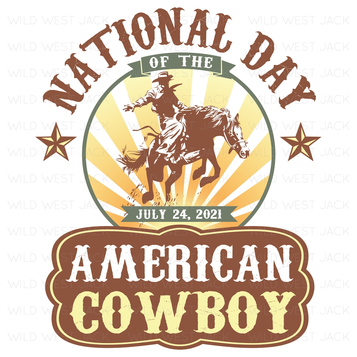 National Cowboy Day 2021 Digital Download Sublimation PNG Etsy
