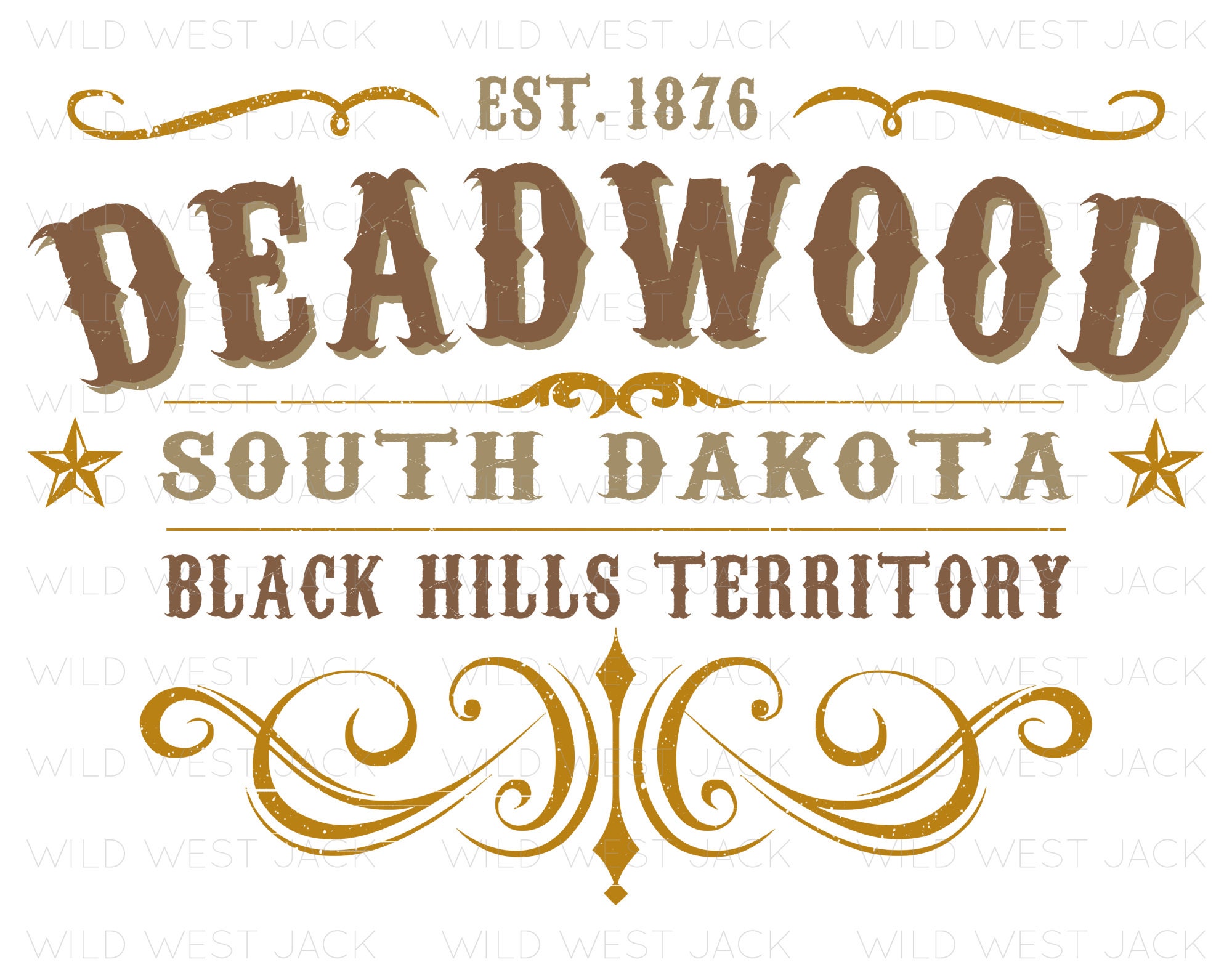 Deadwood South Dakota Digital Download Sublimation PNG Etsy