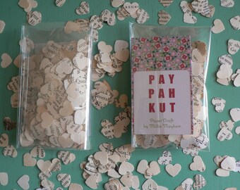 Libro Vintage confeti