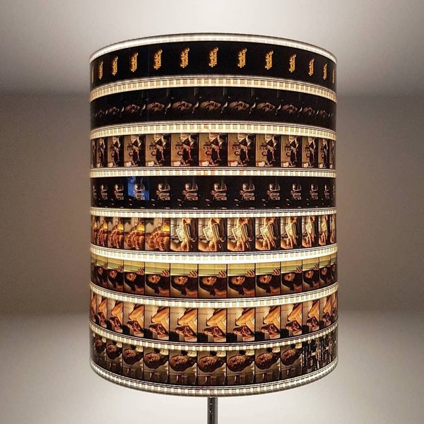 Jackie Brown Lamp Shade 35mm Recylced Film Strip
