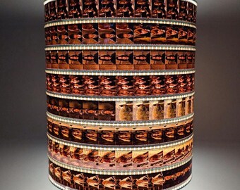Pantalla de lámpara de tira de película reciclada de 35 mm de Harry Potter
