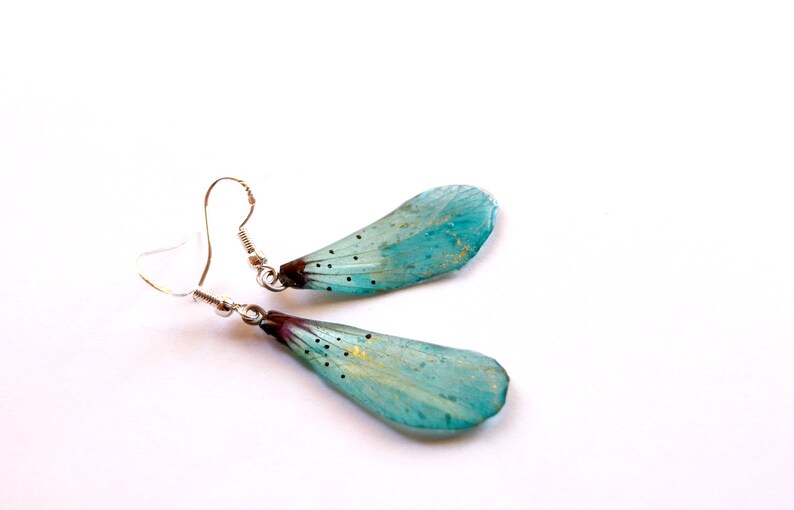 resin set jewelry gift teal flower pendant water jewelry set gift real hibiscus flower set in resin Natural set for her unique set
