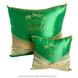 Quinceanera Crown Pillow Set