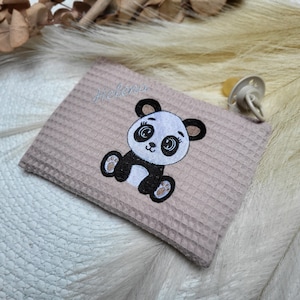 Wärmekissen personalisiert | Kissenbezug mit Dinkelinlett | personalisiert | Waffelpiquet | Geschenkidee zur Geburt oder Taufe