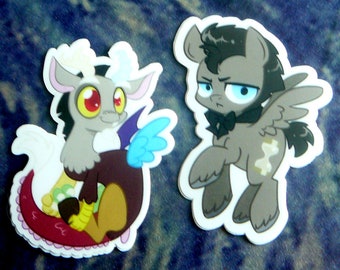 Discord Whooves and Discord Sticker Set